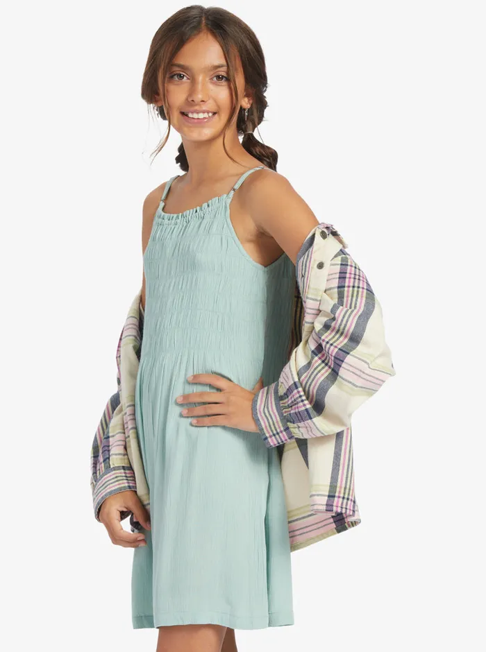 Roxy Dresses and Rompers 416 Look At Me Now Strappy Dress Blue Surf 8211 Girls