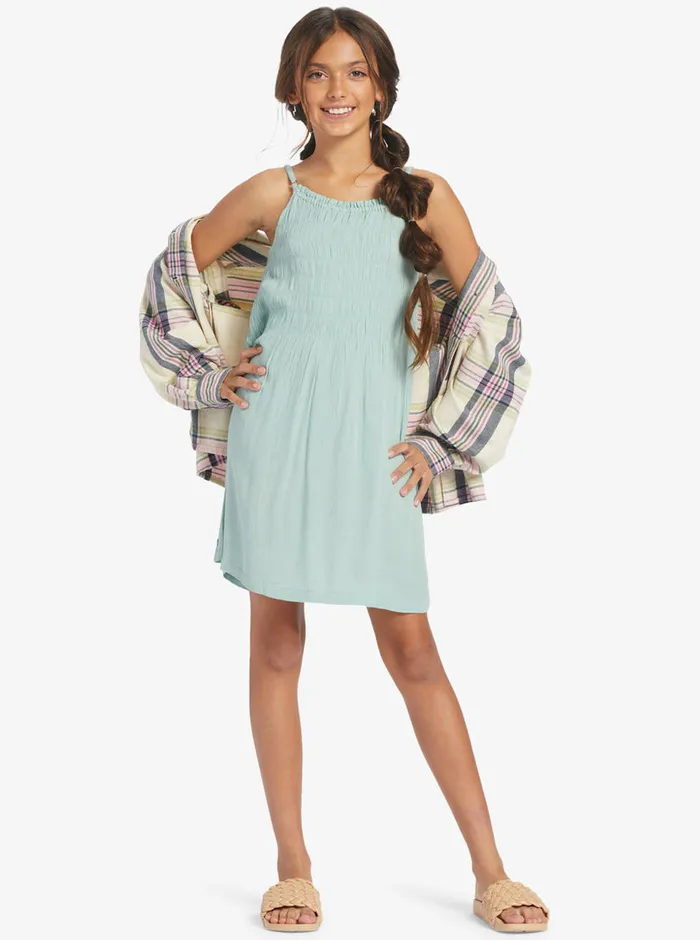 Roxy Dresses and Rompers 416 Look At Me Now Strappy Dress Blue Surf 8211 Girls