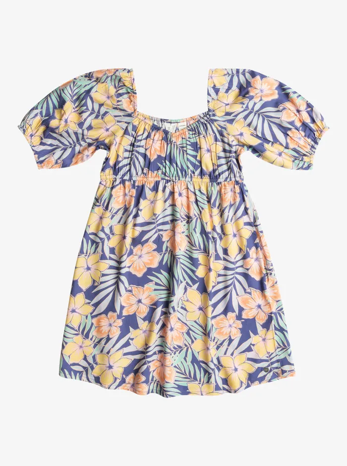Roxy Dresses and Rompers 416 Running Nights Dress Marlin Funky Palm 8211 Girls