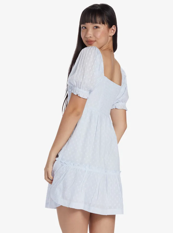 Roxy Dresses Chloe Kim Venice Daydream Mini Dress Halogen Blue 8211 Womens