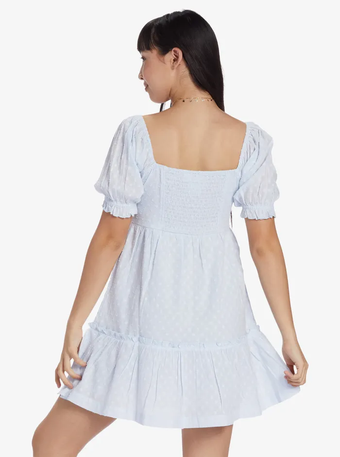 Roxy Dresses Chloe Kim Venice Daydream Mini Dress Halogen Blue 8211 Womens