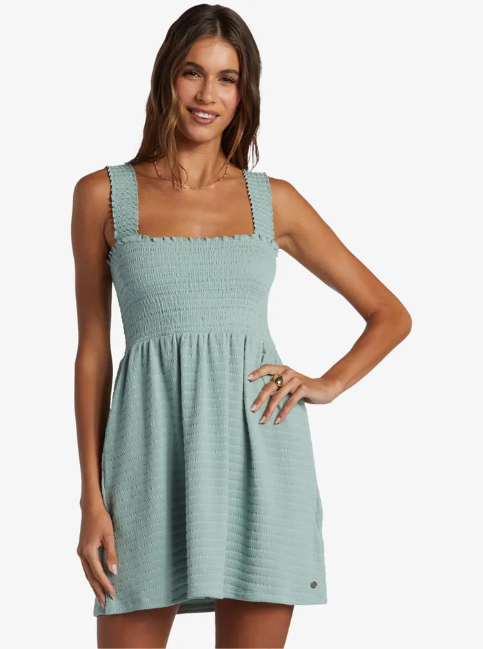 Roxy Dresses Hanging 10 OffTheShoulder Dress Blue Surf 8211 Womens