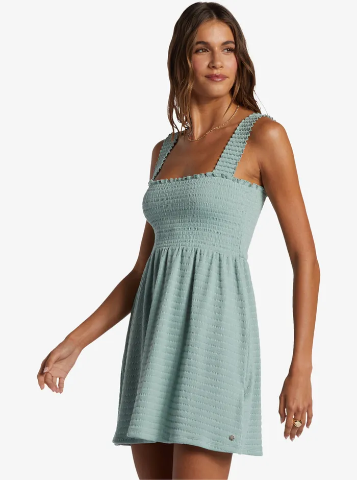 Roxy Dresses Hanging 10 OffTheShoulder Dress Blue Surf 8211 Womens
