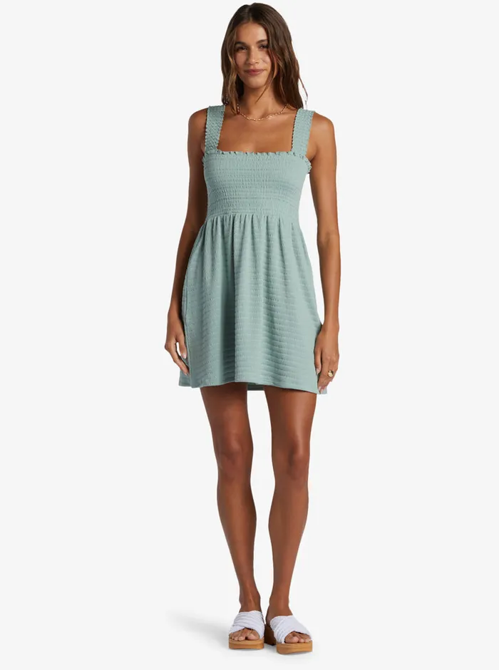 Roxy Dresses Hanging 10 OffTheShoulder Dress Blue Surf 8211 Womens