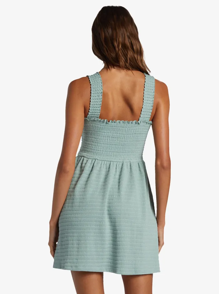 Roxy Dresses Hanging 10 OffTheShoulder Dress Blue Surf 8211 Womens