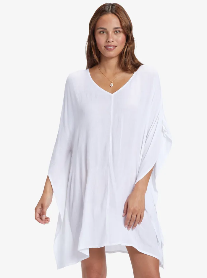 Roxy Dresses Moon Blessing Poncho Snow White 8211 Womens