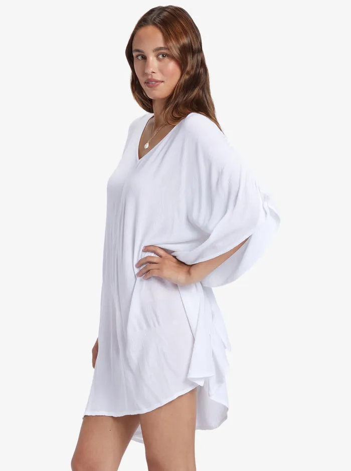 Roxy Dresses Moon Blessing Poncho Snow White 8211 Womens