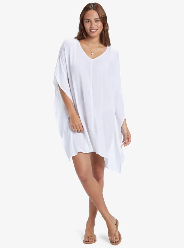 Roxy Dresses Moon Blessing Poncho Snow White 8211 Womens