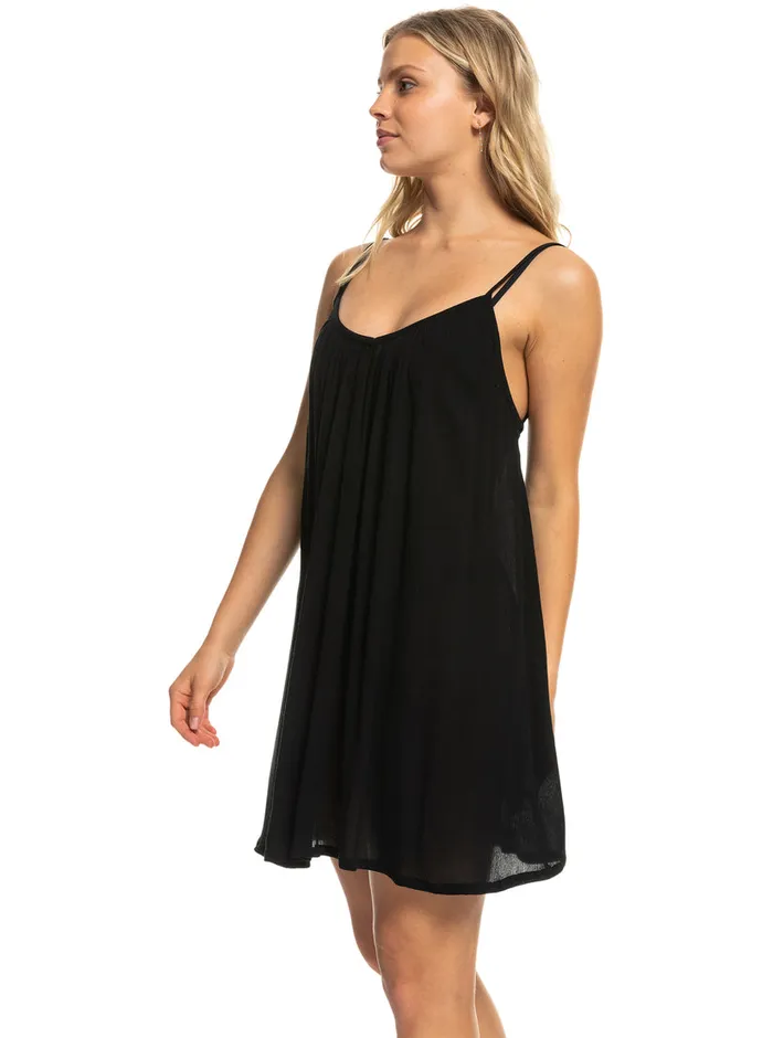 Roxy Dresses Summer Adventures Short Dress Anthracite 8211 Womens