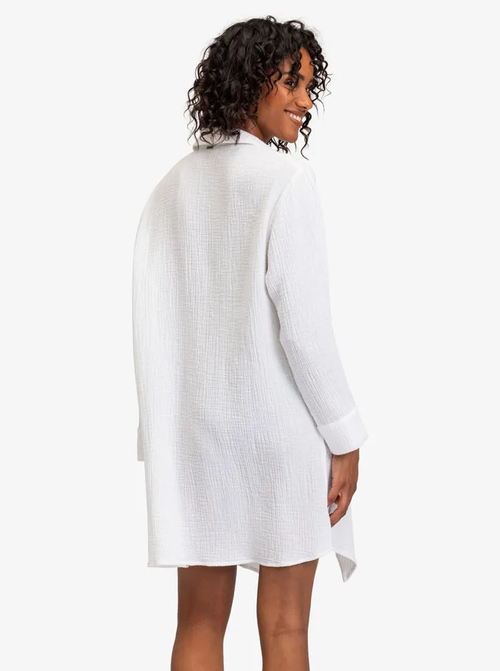 Roxy Dresses Summer Limonade Shirt Dress Bright White 8211 Womens
