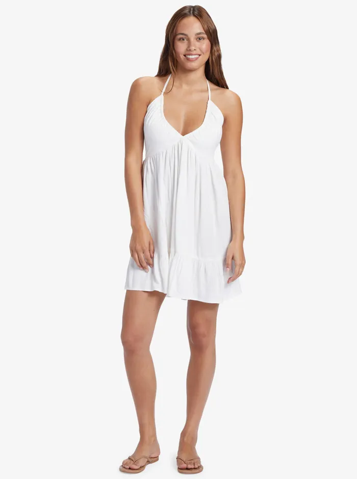 Roxy Dresses Summer Nights Mini MultiWay Dress Snow White 8211 Womens