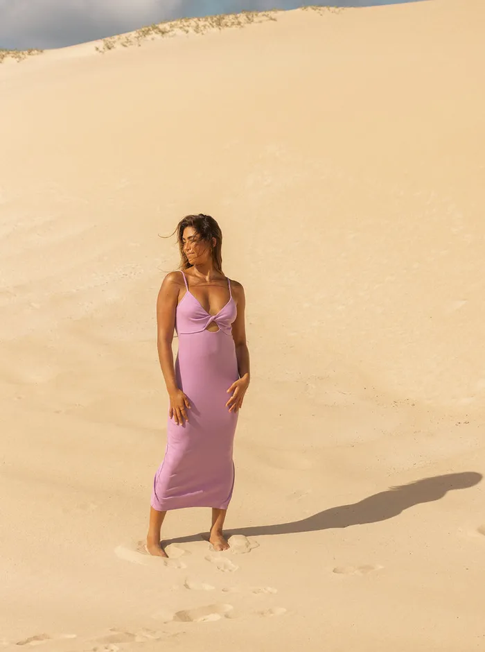 Roxy Dresses Wavey Lady Dress Crocus Petal 8211 Womens