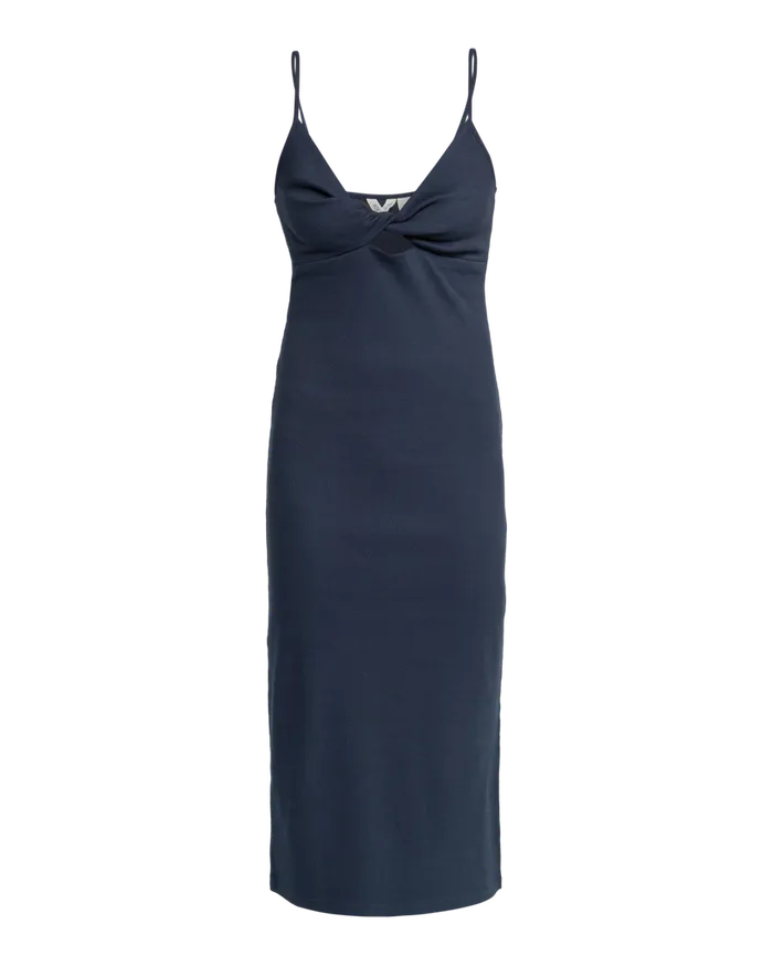 Roxy Dresses Wavey Lady Midi Dress Naval Academy 8211 Womens