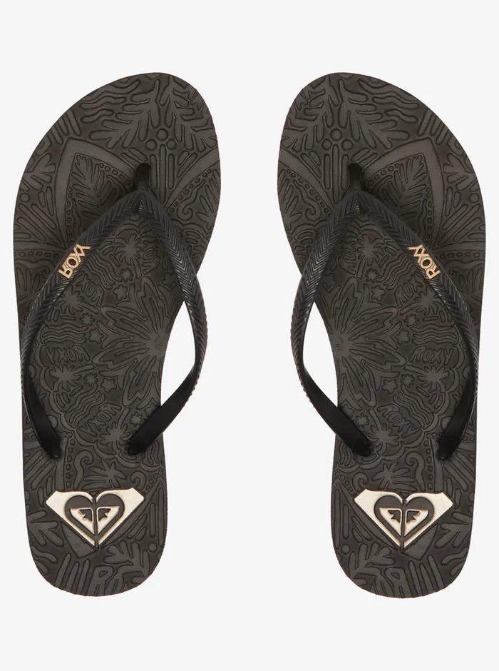 Roxy Flip Flops Antilles Flip Flops Black 8211 Womens