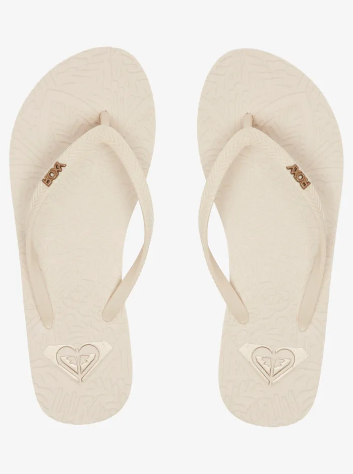 Roxy Flip Flops Antilles Flip Flops Cream 8211 Womens