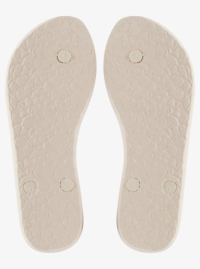 Roxy Flip Flops Antilles Flip Flops Cream 8211 Womens