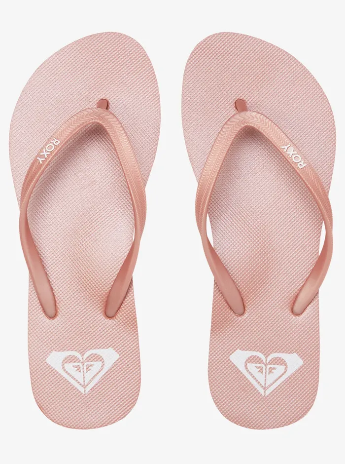 Roxy Flip Flops Azul Basic Sandal Rose Gold 8211 Womens