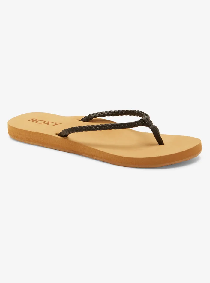 Roxy Flip Flops Costas II FlipFlops Black 8211 Womens
