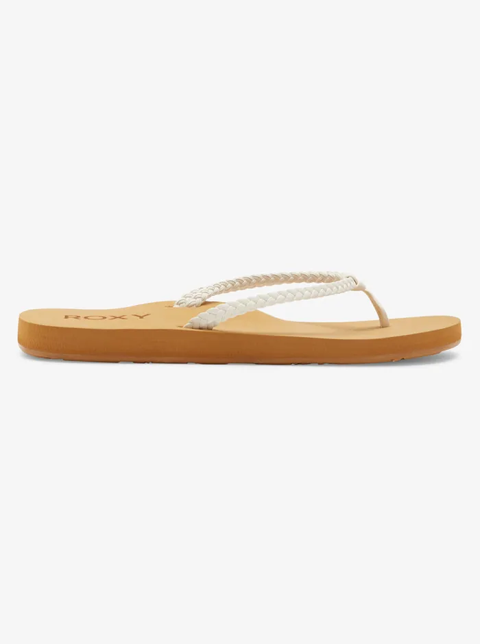 Roxy Flip Flops Costas II FlipFlops White 8211 Womens