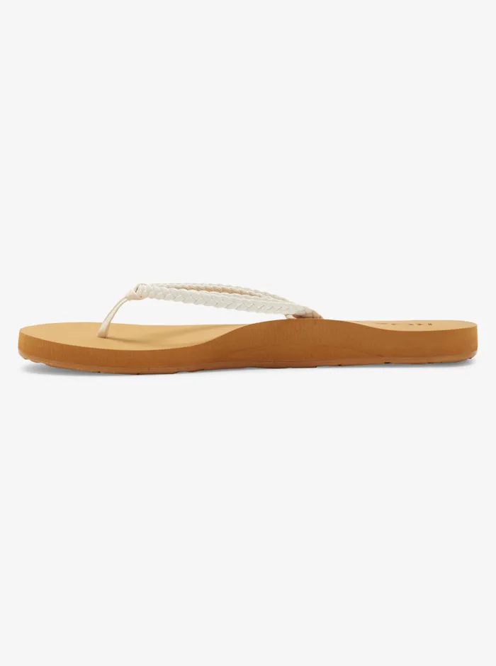 Roxy Flip Flops Costas II FlipFlops White 8211 Womens