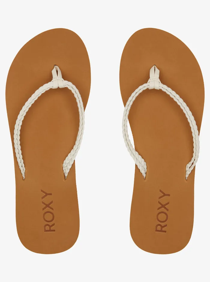 Roxy Flip Flops Costas II FlipFlops White 8211 Womens