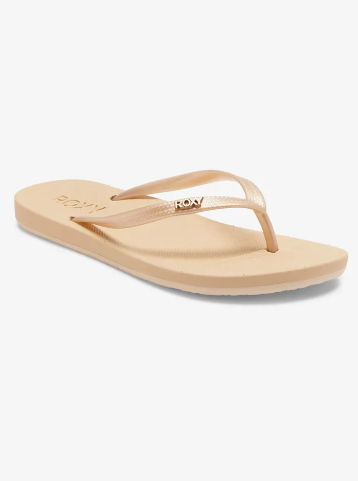 Roxy Flip Flops Jettie Sandals Champagne 8211 Womens