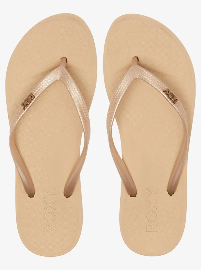 Roxy Flip Flops Jettie Sandals Champagne 8211 Womens