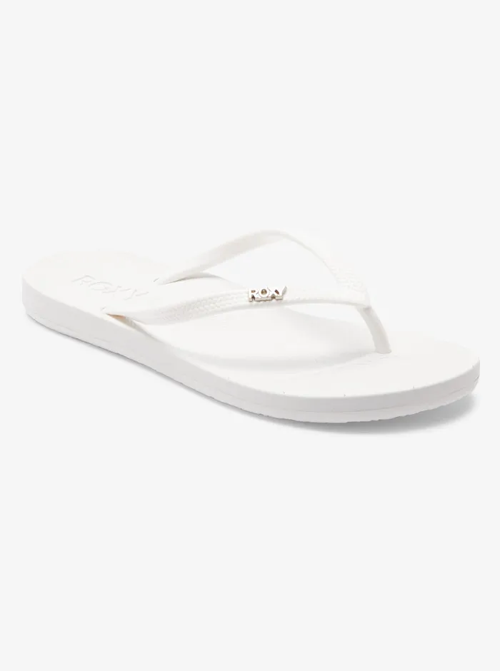 Roxy Flip Flops Jettie Sandals White 8211 Womens