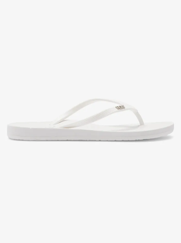 Roxy Flip Flops Jettie Sandals White 8211 Womens