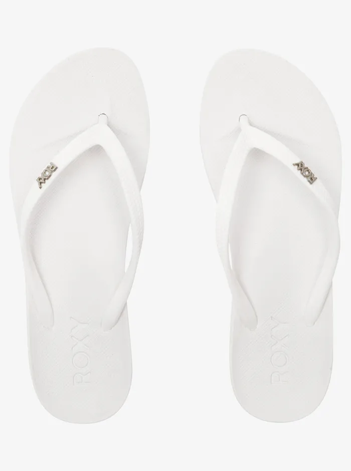 Roxy Flip Flops Jettie Sandals White 8211 Womens