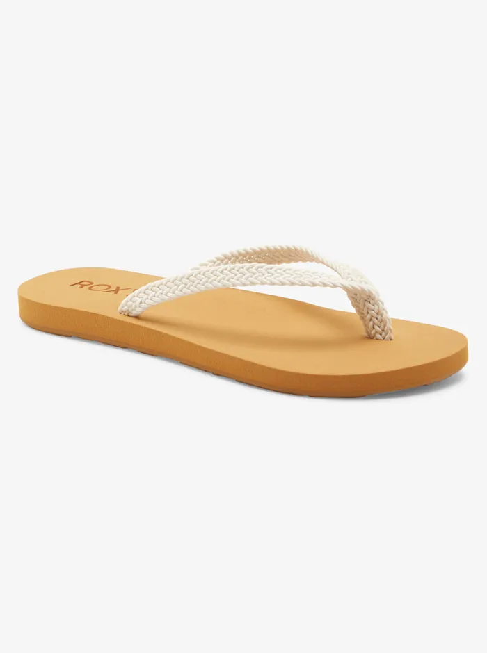 Roxy Flip Flops Malia II FlipFlops Natural 8211 Womens