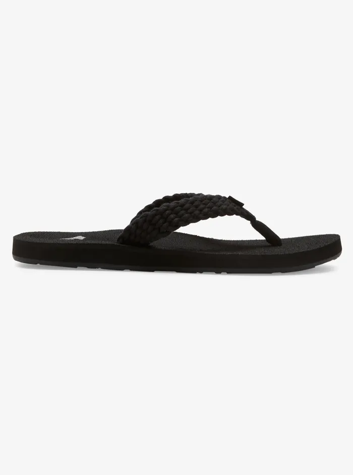Roxy Flip Flops Porto IV FlipFlops Black 8211 Womens