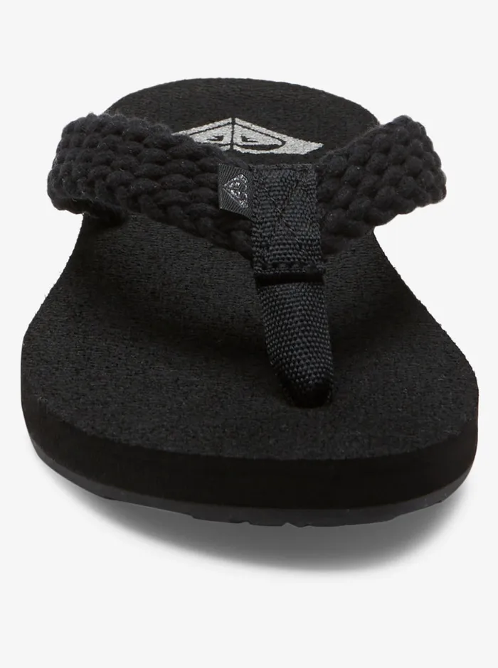 Roxy Flip Flops Porto IV FlipFlops Black 8211 Womens