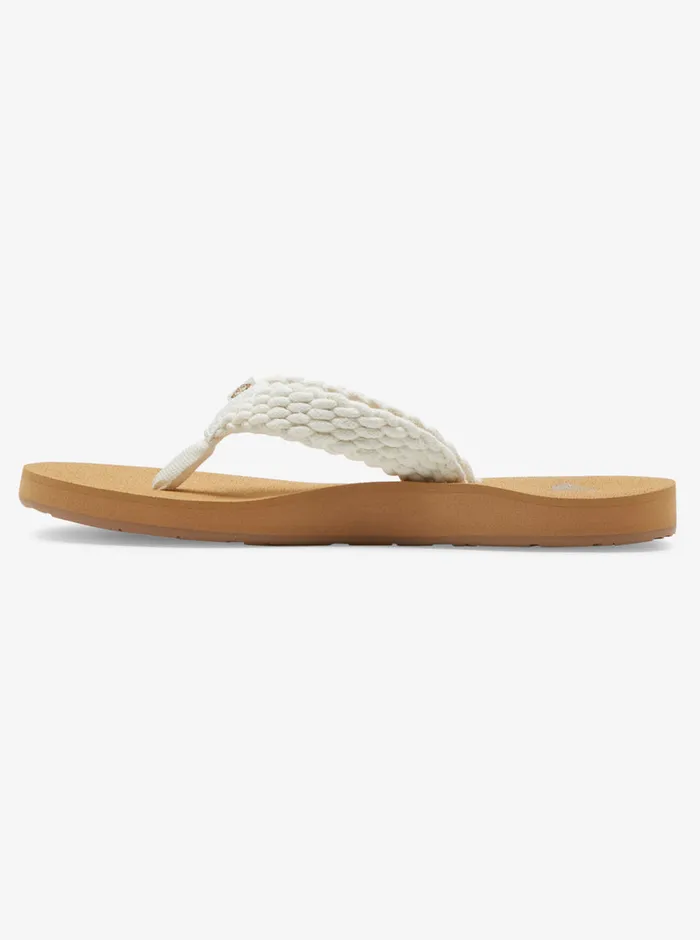 Roxy Flip Flops Porto IV FlipFlops Natural 8211 Womens