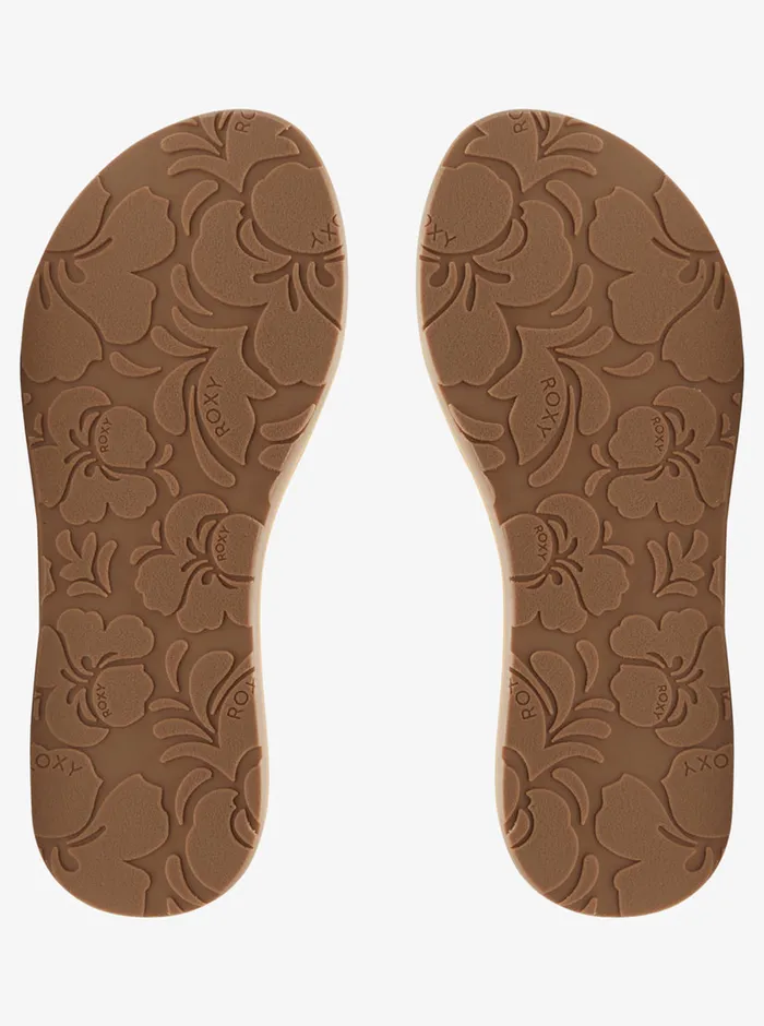 Roxy Flip Flops Porto IV FlipFlops Natural 8211 Womens