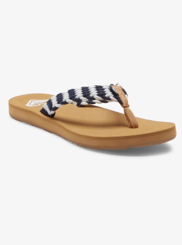 Roxy Flip Flops Porto IV FlipFlops Navy White 8211 Womens