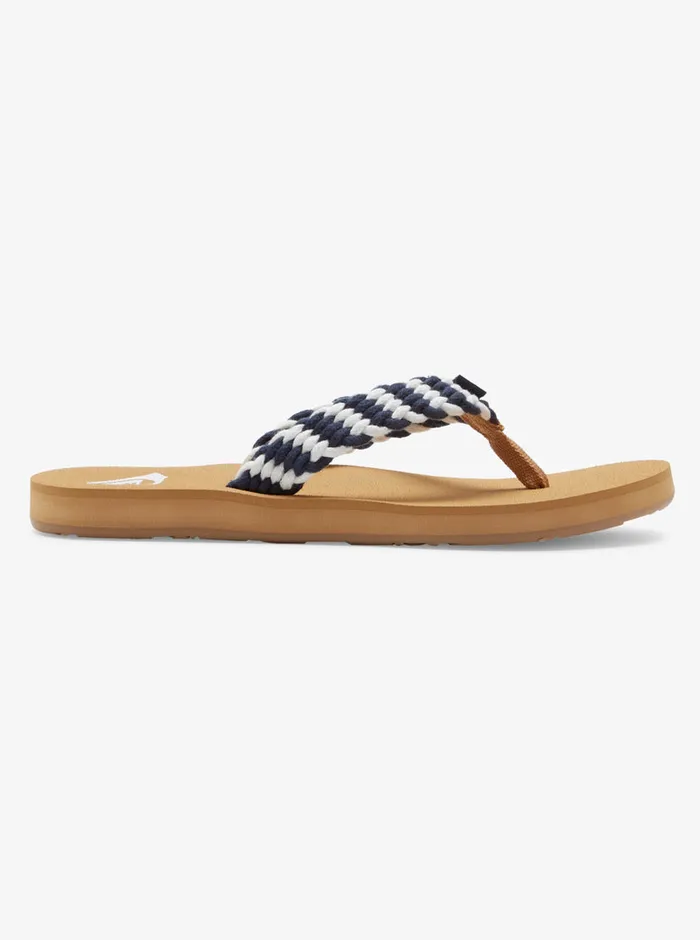 Roxy Flip Flops Porto IV FlipFlops Navy White 8211 Womens