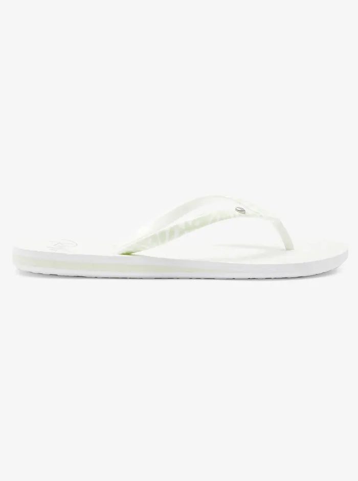 Roxy Flip Flops Portofino FlipFlops Lt Sage 8211 Womens