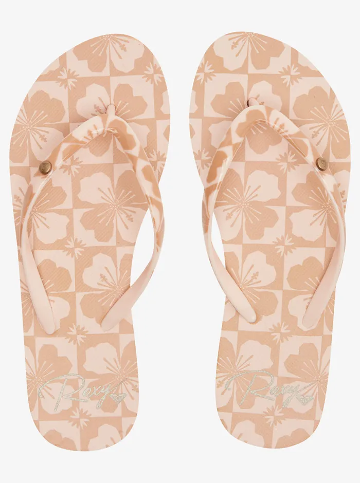 Roxy Flip Flops Portofino FlipFlops Natural 8211 Womens