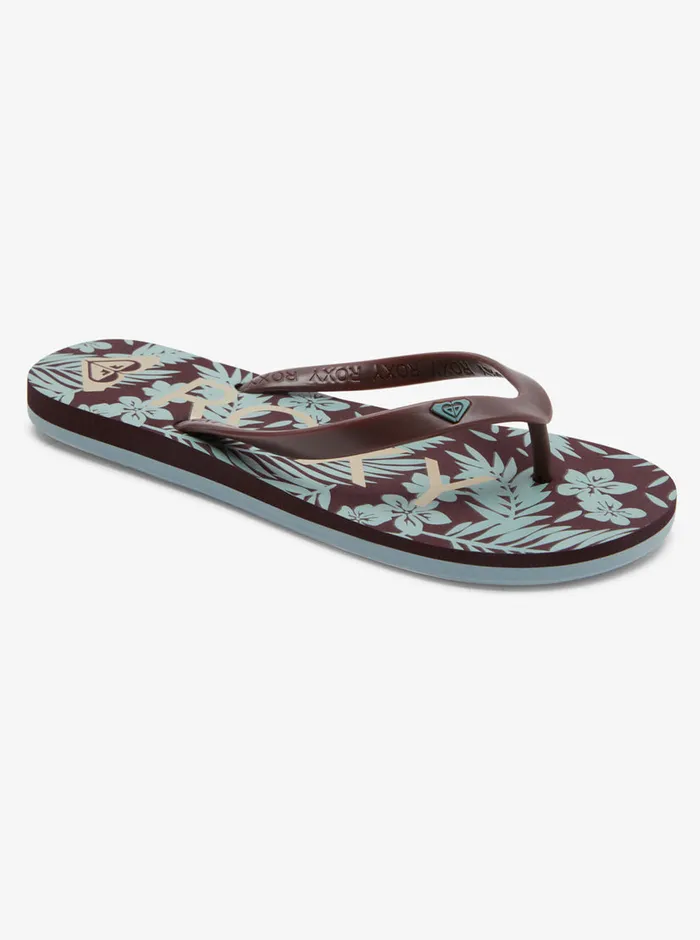 Roxy Flip Flops Tahiti FlipFlops Chocolate 8211 Womens