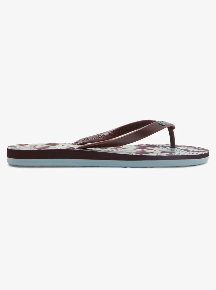 Roxy Flip Flops Tahiti FlipFlops Chocolate 8211 Womens