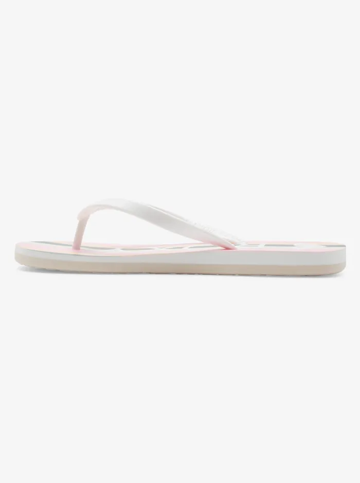 Roxy Flip Flops Tahiti FlipFlops Peach Cream 8211 Womens