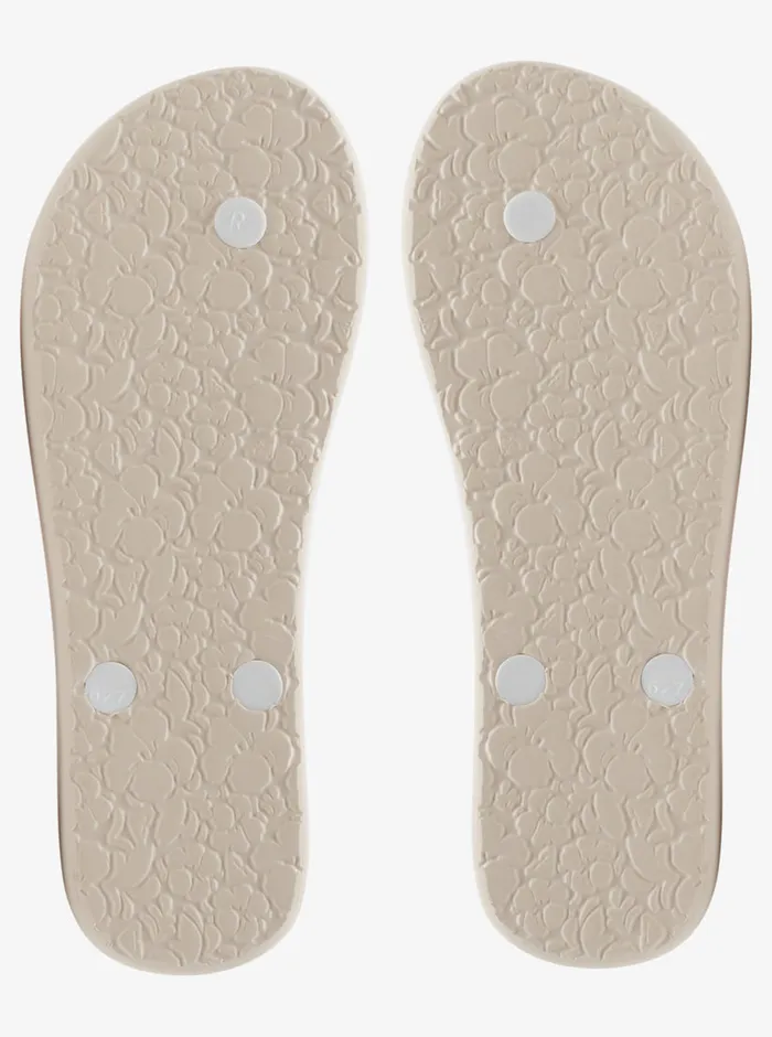 Roxy Flip Flops Tahiti FlipFlops Peach Cream 8211 Womens
