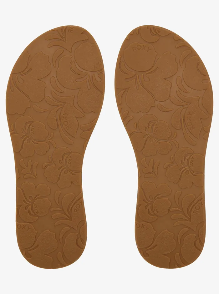 Roxy Flip Flops Vista IV FlipFlops Tan 8211 Womens