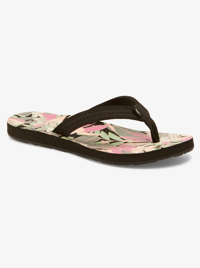Roxy Flip Flops Vista Loreto II FlipFlops Blkmulti 8211 Womens