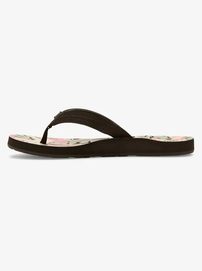 Roxy Flip Flops Vista Loreto II FlipFlops Blkmulti 8211 Womens