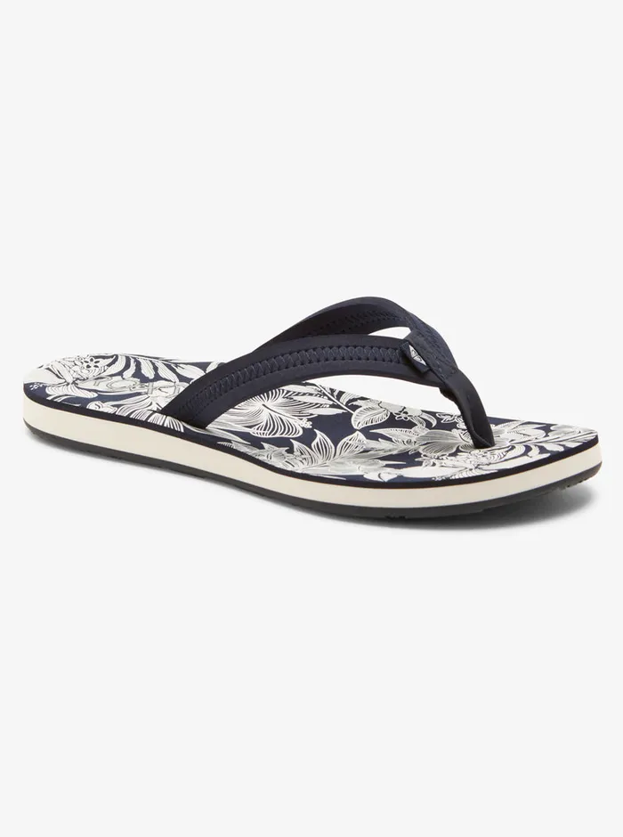 Roxy Flip Flops Vista Loreto II FlipFlops Navy White 8211 Womens
