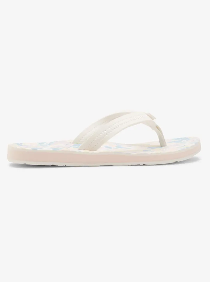 Roxy Flip Flops Vista Loreto II FlipFlops Whitelt Blue 8211 Womens