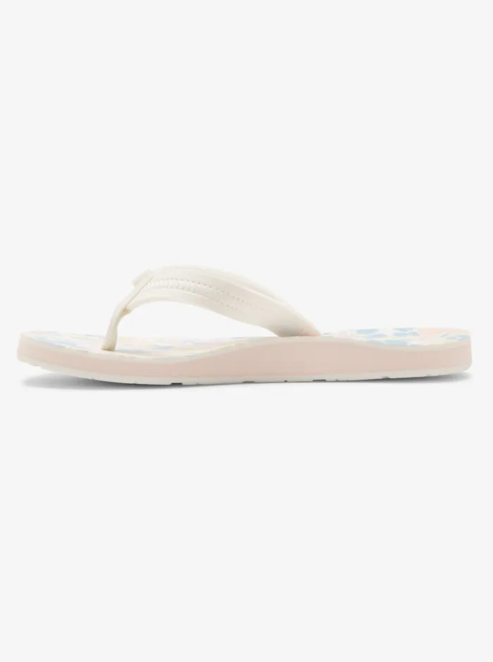 Roxy Flip Flops Vista Loreto II FlipFlops Whitelt Blue 8211 Womens