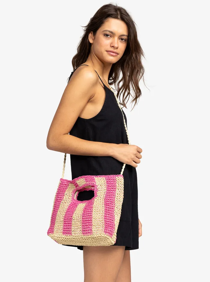 Roxy Handbags Glossy Sunset Small Crossbody Bag Natural 8211 Womens